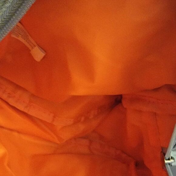 Unisex Kids Multicolor Striped Adjustable Strap Outer Pockets Backpack Rainbow - Picture 8 of 11